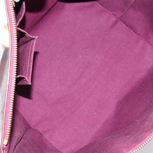 LOUIS VUITTON Monogram Vernis Bellevue PM Hand Bag Violet M93584 LV Auth BA10952