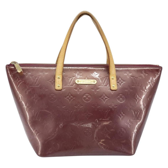 LOUIS VUITTON Monogram Vernis Bellevue PM Hand Bag Violet M93584 LV Auth BA10952