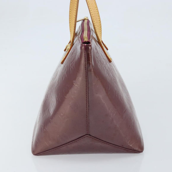 LOUIS VUITTON Monogram Vernis Bellevue PM Hand Bag Violet M93584 LV Auth BA10952
