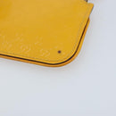 GUCCI Micro GG Canvas Guccissima Coin Purse PVC Yellow 233183 Auth BA10953-16