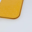 GUCCI Micro GG Canvas Guccissima Coin Purse PVC Yellow 233183 Auth BA10953-17
