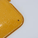 GUCCI Micro GG Canvas Guccissima Coin Purse PVC Yellow 233183 Auth BA10953-7