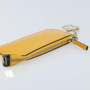 GUCCI Micro GG Canvas Guccissima Coin Purse PVC Yellow 233183 Auth BA10953-5