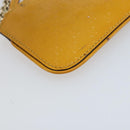 GUCCI Micro GG Canvas Guccissima Coin Purse PVC Yellow 233183 Auth BA10953-15