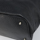 Chloe Sally Tote Bag Leather Black Gold Auth BA10963-12