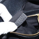 Chloe Sally Tote Bag Leather Black Gold Auth BA10963-22