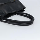 Chloe Sally Tote Bag Leather Black Gold Auth BA10963-7
