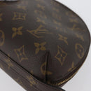 LOUIS VUITTON Monogram Trousse Demi Ronde Cosmetic Pouch M47520 LV Auth BA10964-14