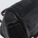 Chloe Etel Hand Bag Leather 2way Black Gold Auth BA10965-18
