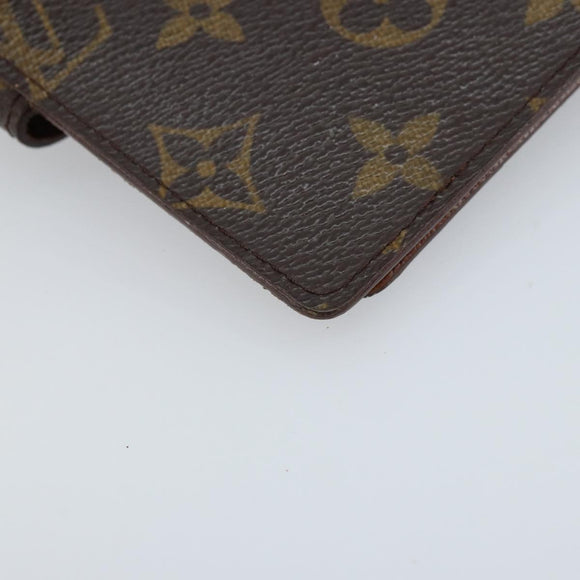 LOUIS VUITTON Monogram Agenda PM Day Planner Cover R20005 LV Auth BA10968