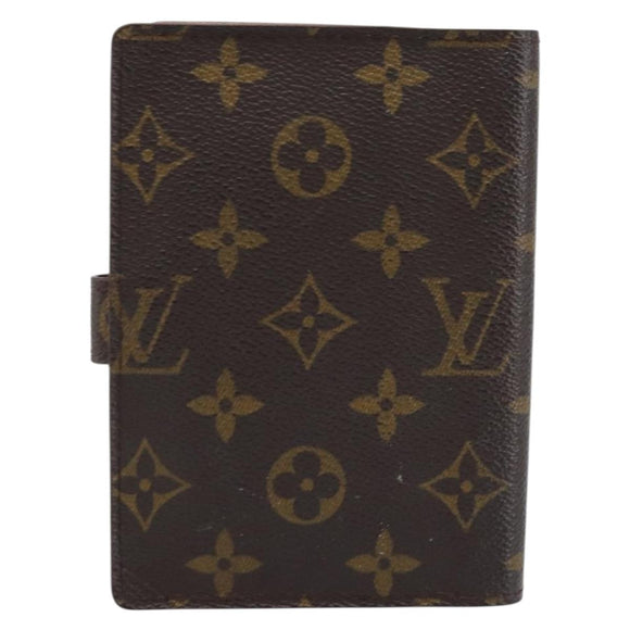 LOUIS VUITTON Monogram Agenda PM Day Planner Cover R20005 LV Auth BA10968