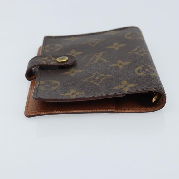 LOUIS VUITTON Monogram Agenda PM Day Planner Cover R20005 LV Auth BA10968