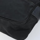 PRADA Shoulder Bag Nylon Black Silver Auth BA10971-9