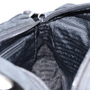 PRADA Shoulder Bag Nylon Black Silver Auth BA10971-19