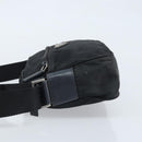 PRADA Shoulder Bag Nylon Black Silver Auth BA10971-4