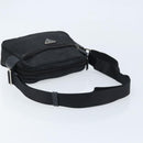 PRADA Shoulder Bag Nylon Black Silver Auth BA10971-7