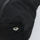 PRADA Tote Bag Nylon Black Silver Auth BA10973-12