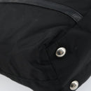 PRADA Tote Bag Nylon Black Silver Auth BA10973-13