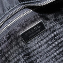 PRADA Tote Bag Nylon Black Silver Auth BA10973-16