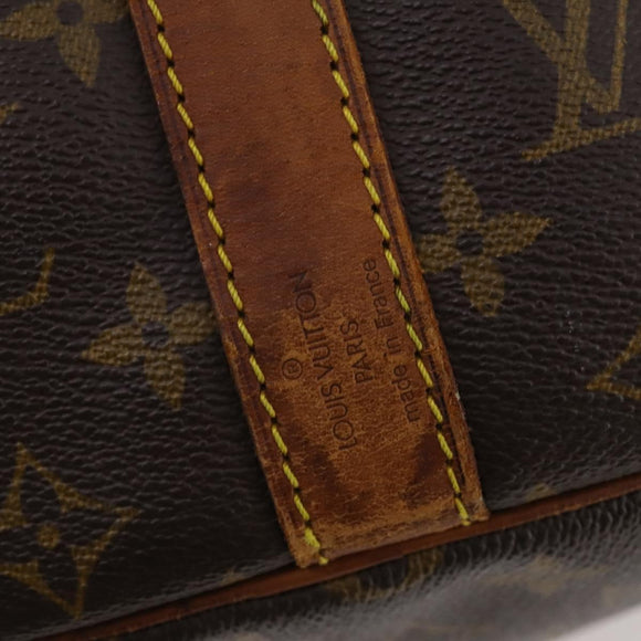 LOUIS VUITTON Monogram Keepall Bandouliere 45 Boston Bag M41418 LV Auth BA10975