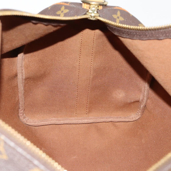LOUIS VUITTON Monogram Keepall Bandouliere 45 Boston Bag M41418 LV Auth BA10975