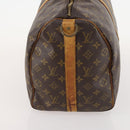 LOUIS VUITTON Monogram Keepall Bandouliere 45 Boston Bag M41418 LV Auth BA10975-3