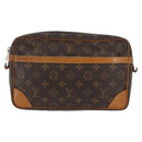 LOUIS VUITTON Monogram Compiegne 28 Clutch Bag M51845 LV Auth BA10976-13