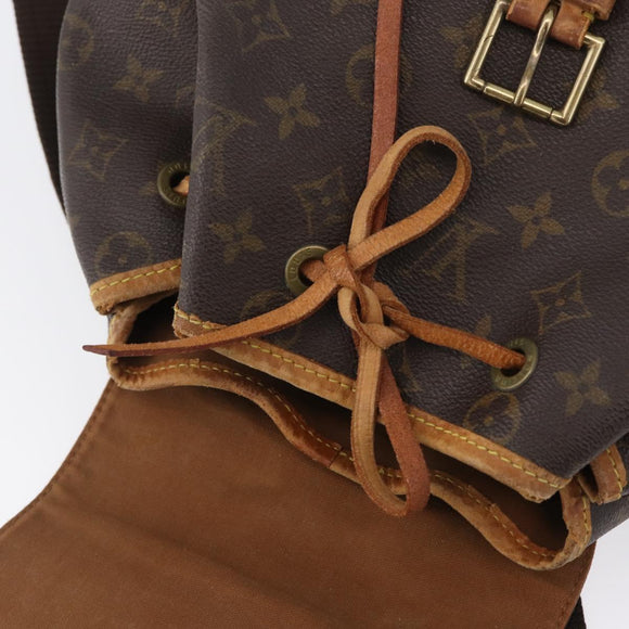 LOUIS VUITTON Monogram Montsouris GM Backpack M51135 LV Auth BA10978