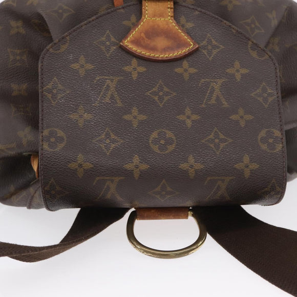 LOUIS VUITTON Monogram Montsouris GM Backpack M51135 LV Auth BA10978