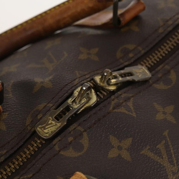 LOUIS VUITTON Monogram Keepall Bandouliere 55 Boston Bag M41414 LV Auth BA10979