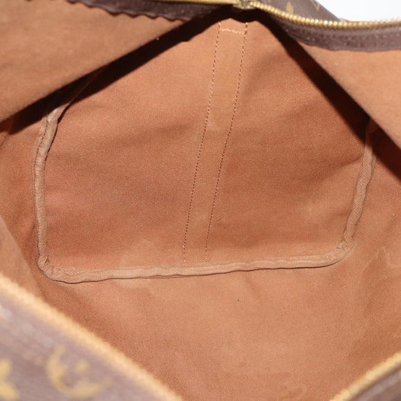 LOUIS VUITTON Monogram Keepall Bandouliere 55 Boston Bag M41414 LV Auth BA10979