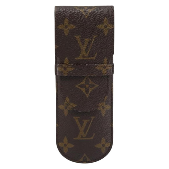 LOUIS VUITTON Monogram Etui Stilo Pen Case M62990 LV Auth BA10981