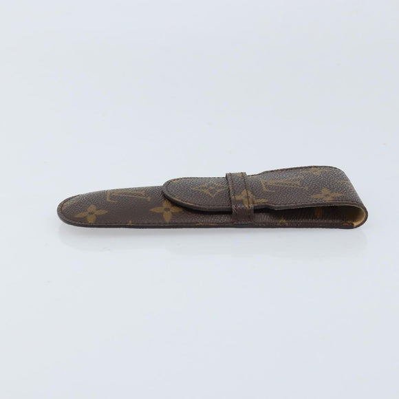 LOUIS VUITTON Monogram Etui Stilo Pen Case M62990 LV Auth BA10981