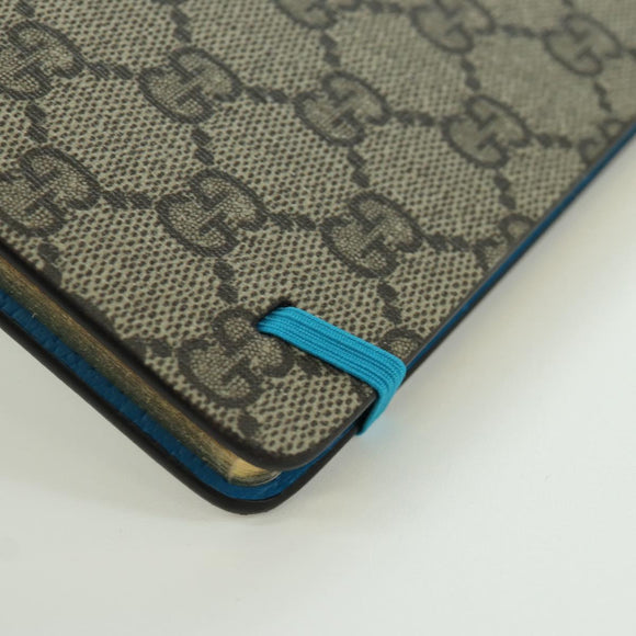 GUCCI GG Supreme Donald Paper Stationery PVC Beige Auth BA10983M