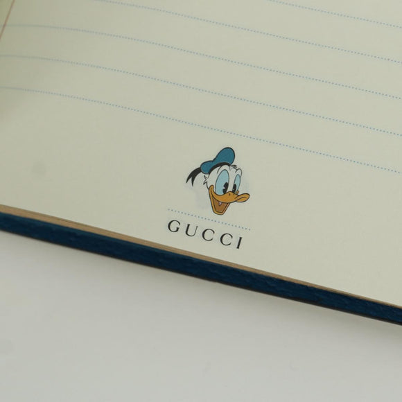 GUCCI GG Supreme Donald Paper Stationery PVC Beige Auth BA10983M
