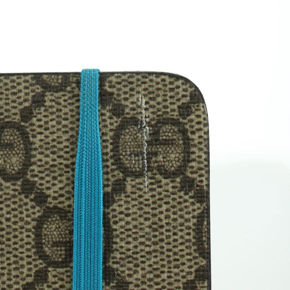 GUCCI GG Supreme Donald Paper Stationery PVC Beige Auth BA10983M