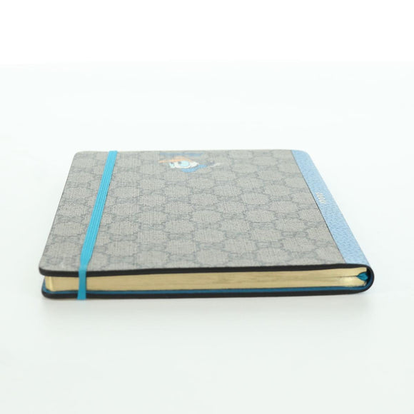 GUCCI GG Supreme Donald Paper Stationery PVC Beige Auth BA10983M