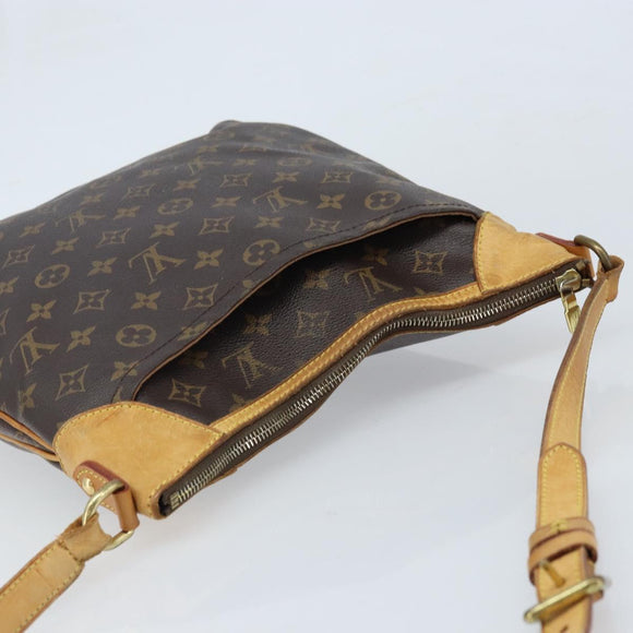 LOUIS VUITTON Monogram Odeon MM Shoulder Bag M56389 LV Auth BA10989