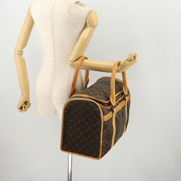 LOUIS VUITTON Monogram Sac Shan 40 Pet Carry M42024 LV Auth BA10990