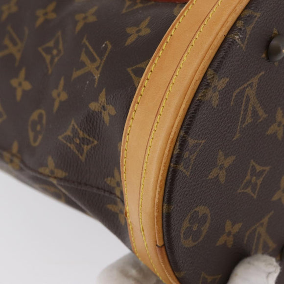 LOUIS VUITTON Monogram Bucket GM Shoulder Bag M42236 LV Auth BA10992