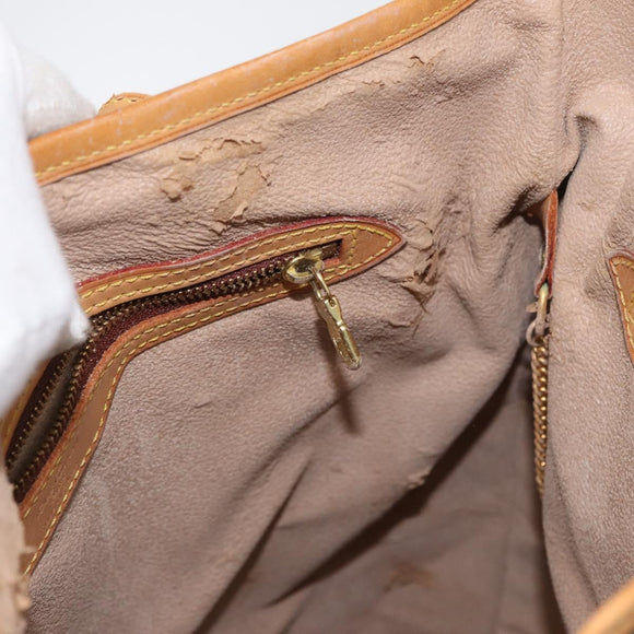 LOUIS VUITTON Monogram Bucket GM Shoulder Bag M42236 LV Auth BA10992