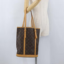 LOUIS VUITTON Monogram Bucket GM Shoulder Bag M42236 LV Auth BA10992-21