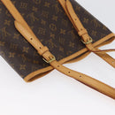 LOUIS VUITTON Monogram Bucket GM Shoulder Bag M42236 LV Auth BA10992-6