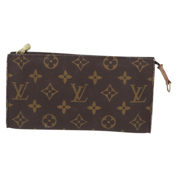 LOUIS VUITTON Monogram Bucket GM Accessory Pouch LV Auth BA10993