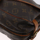 LOUIS VUITTON Monogram Saumur 30 Shoulder Bag M42256 LV Auth BA10996-11