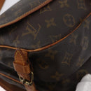 LOUIS VUITTON Monogram Saumur 30 Shoulder Bag M42256 LV Auth BA10996-12