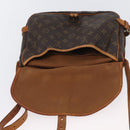 LOUIS VUITTON Monogram Saumur 30 Shoulder Bag M42256 LV Auth BA10996-25