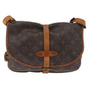 LOUIS VUITTON Monogram Saumur 30 Shoulder Bag M42256 LV Auth BA10996-3