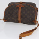 LOUIS VUITTON Monogram Saumur 30 Shoulder Bag M42256 LV Auth BA10996-6