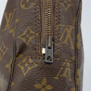 LOUIS VUITTON Monogram Trousse Toilette 28 Clutch Bag M47522 LV Auth BA10997-8
